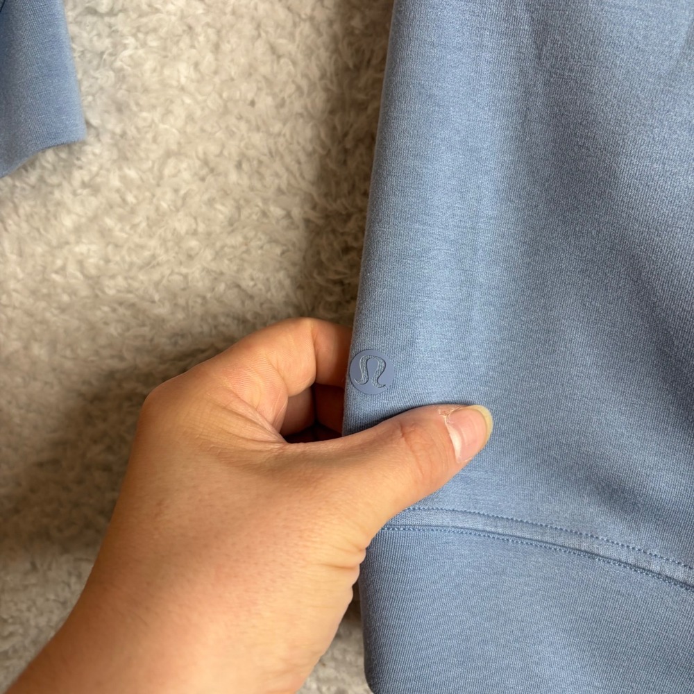 Lululemon Mens City Sweat Pullover Hoodie Blue XL performance LM3FDVS.04 - Picture 4 of 6